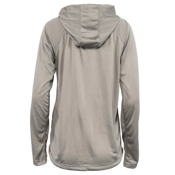 Under Armour Lightweight Women's Heatgear Velocity Twist Grey Hoodie - Picture 3 of 3